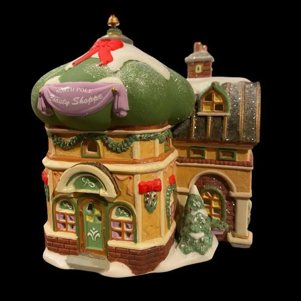 Dept 56 Retired North Pole Series North Pole Beauty Shoppe 56-05733